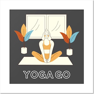 Yoga go Posters and Art